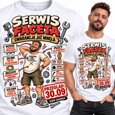 KOSZULKA DZIEŃ CHŁOPAKA SERWIS FACETA